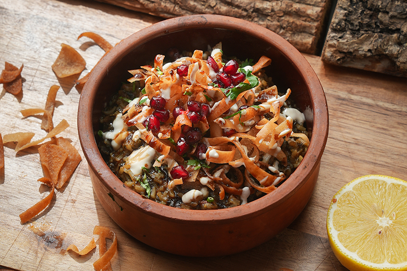 Stuffed Grape Leaves Tagine